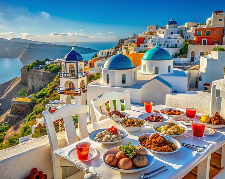 Restaurant-in-Santorini