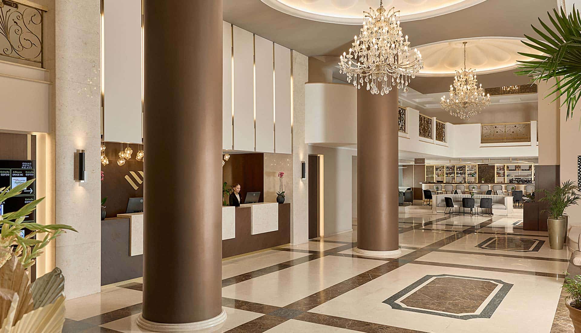 Grand Palace Hotel Thessaloniki lobby
